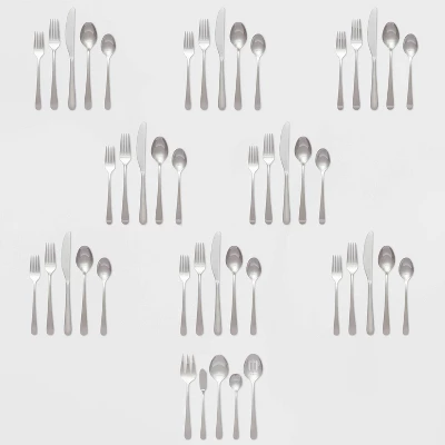 45pc Harrington Flatware Set Silver - Threshold™ 3 45pc Harrington Flatware Set Silver - Threshold™ - Image 3