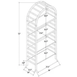 72" Holladay Curved Wooden Bookcase - Threshold™ Designed With Studio McGee 21 72" Holladay Curved Wooden Bookcase - Threshold™ Designed With Studio McGee -Fradel & Spies GUEST 02d306c2 b728 424b 85ec e8a3f4144d26