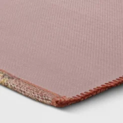 Southbury Washable Printed Diamond Persian Style Rug Rust - Threshold™ -Fradel & Spies GUEST 0937930e 7b4d 40df a390 3739f7c9d169