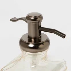 Short Antique Glass Soap Pump Brown - Threshold™ -Fradel & Spies GUEST 0b833369 755b 4368 b4dd 3919dbbfa4e5