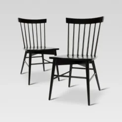 Set Of 2 Windsor Dining Chair - Threshold -Fradel & Spies GUEST 0b9ba35a 3c3a 443f af54 3aefe24f579b