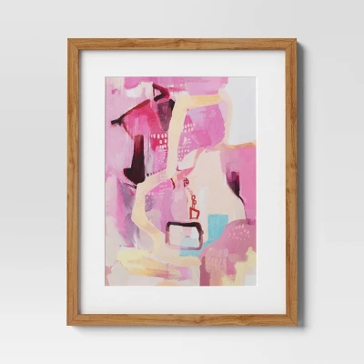 (Set Of 2) 16" X 20" Painterly Collage Framed Wall Canvases - Threshold™ 3 (Set Of 2) 16" X 20" Painterly Collage Framed Wall Canvases - Threshold™ - Image 3