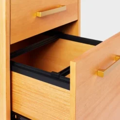 Wood Mid Century File Cabinet Light Brown - Threshold™ -Fradel & Spies GUEST 1973ddc6 5c91 466b 8d3a 6c7f25ad22d3