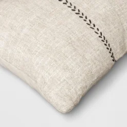 Oversized Stitched Lumbar Throw Pillow Neutral - Threshold™ -Fradel & Spies GUEST 1b3e6912 537b 4a18 a3c5 485cfb4f0792