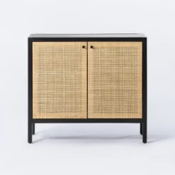 Springville 2 Door Decorative Storage Cabinet Black - Threshold™ Designed With Studio McGee -Fradel & Spies GUEST 1bbf819b fb80 466a 9bee aa95f4d4ad11