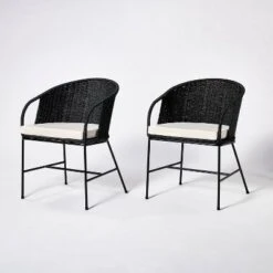 2pc Westcliff Seagrass Dining Chairs - Threshold™ Designed With Studio McGee 14 2pc Westcliff Seagrass Dining Chairs - Threshold™ Designed With Studio McGee -Fradel & Spies GUEST 1ef013bb 4ce3 40b0 b848 cfeb6771829e