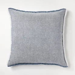 Oversized Reversible Linen Square Throw Pillow With Frayed Edges - Threshold™ Designed With Studio McGee -Fradel & Spies GUEST 203bd06b aca7 4221 8c6f 8e72bb86ebc1