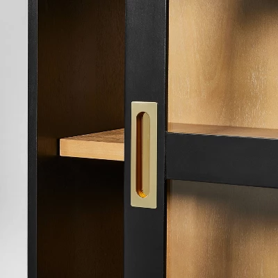 32" Promontory Sliding Glass 2 Door Cabinet - Threshold™ Designed With Studio McGee 3 32" Promontory Sliding Glass 2 Door Cabinet - Threshold™ Designed With Studio McGee - Image 3