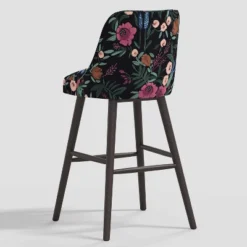 Geller Modern Counter Height Barstool In Botanical Grant Floral Ink - Threshold™ -Fradel & Spies GUEST 262b327f e7a7 45cb 9f89 834fa21078ad