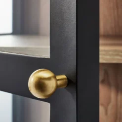 30" Crystal Cove Glass Cabinet Black - Threshold™ Designed With Studio McGee -Fradel & Spies GUEST 26fa73ea e496 41cb a096 0f669cdcbb99 1