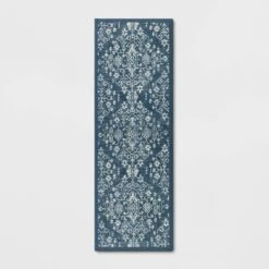 Vintage Print Comfort Rug Blue - Threshold™ -Fradel & Spies GUEST 27cfa3a5 387a 437b a65c 003e7fadefea