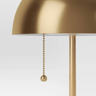 Dome Table Lamp With Acrylic Base Brass - Threshold™ 3 Dome Table Lamp With Acrylic Base Brass - Threshold™ - Image 3