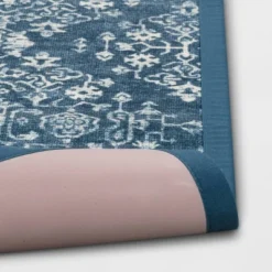 Vintage Print Comfort Rug Blue - Threshold™ -Fradel & Spies GUEST 2f4d2ac9 00f5 42f5 a160 ae82fb4083c6