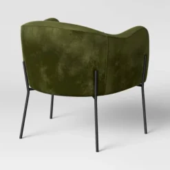 Gladden Rounded Back Anywhere Chair Dark Green - Threshold™ -Fradel & Spies GUEST 3626b6f8 9117 453d ba49 abf970c92318