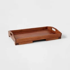 22" X 14" Wood Signature Bed Tray - Threshold™ -Fradel & Spies GUEST 38930afa 73f3 416f a8f9 eea4a712b3be