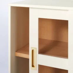 32" Promontory Sliding Glass 2 Door Cabinet - Threshold™ Designed With Studio McGee 18 32" Promontory Sliding Glass 2 Door Cabinet - Threshold™ Designed With Studio McGee -Fradel & Spies GUEST 398e0eec bec3 45c1 95e7 a8239c467b48