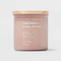 Glass Jar Lavender And Eucalyptus Candle - Threshold™ -Fradel & Spies GUEST 3db36f68 f2c9 4561 a858 68d6584366c0