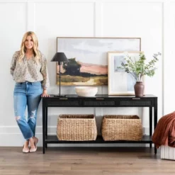 East Bluff Woven Drawer Console Table - Threshold™ Designed With Studio McGee -Fradel & Spies GUEST 3fbfc6cc 1762 479f 85f6 5816e3ff493f