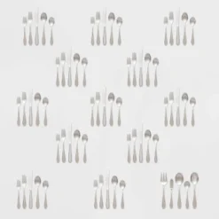 65pc Luxor 18/10 Stainless Steel Flatware Set - Threshold Signature™ -Fradel & Spies GUEST 41d60587 a808 4e95 9574 f4d6fbdbb38c