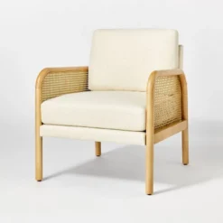 Cane Accent Chair Cream - Threshold™ Designed With Studio McGee -Fradel & Spies GUEST 425dab13 ab47 4f03 adfa 872e0793bca3