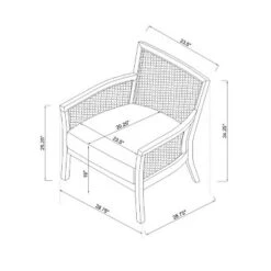 Laconia Caned Accent Chair Beige - Threshold™ -Fradel & Spies GUEST 42d58842 be56 4bf4 b041 79bd4ed50b40