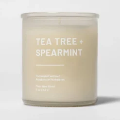 Glass Jar Tea Tree And Spearmint Candle Beige - Threshold™ 8 Glass Jar Tea Tree And Spearmint Candle Beige - Threshold™ -Fradel & Spies GUEST 44b883d8 baee 4787 a74c 3d32a16e8b4f