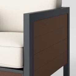 Bryant 2pk Faux Wood Patio Club Chairs - Gray/Natural - Threshold™ -Fradel & Spies GUEST 4b3dd7d8 f559 42f6 8734 a91082fd3e71