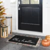 1'6"x2'6" Oh Hello Doormat Black - Threshold™