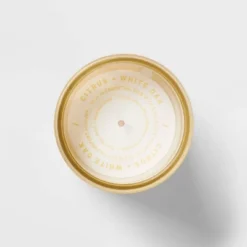 Wellness Jar Citrus And White Oak Candle Yellow - Threshold™ -Fradel & Spies GUEST 50baa9e6 91bd 4748 825e 7835625829b3
