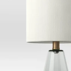 Glass Cone Mini Table Lamp Clear - Threshold™ -Fradel & Spies GUEST 513bc511 5a10 46bd 83a8 97c5c75183f8