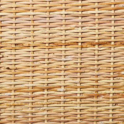 Console Table With Woven Rattan Shelf Black - Threshold™ Designed With Studio McGee 5 Console Table With Woven Rattan Shelf Black - Threshold™ Designed With Studio McGee - Image 5