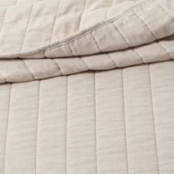 Herringbone Flannel Quilt Beige - Threshold -Fradel & Spies GUEST 5392aa6e 5c99 48d2 91e2 f4d57f6bffc1