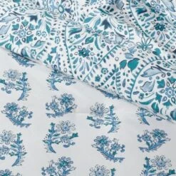 12pc Reversible Paisley Print Comforter & Sheets Set Blue/Dark Teal Blue - Threshold™ -Fradel & Spies GUEST 5905586d 97c3 463f a986 2521cf0e7a13