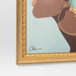 24" X 30" Floral Dream By Nikki Chu Vintage Canvas Board Gold - Threshold™ -Fradel & Spies GUEST 5a042000 aaac 4e72 a3dc a07d331687a2