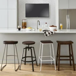 Lewiston Adjustable Swivel Barstool - Threshold -Fradel & Spies GUEST 5c2ad5e6 21b1 408f b694 ea2408655584