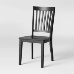 2pk Holden Slat Back Dining Chair Black - Threshold™ 7 2pk Holden Slat Back Dining Chair Black - Threshold™ -Fradel & Spies GUEST 5c33c1cf e8f4 40f2 8880 34c871685475