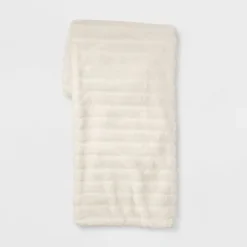 Textured Faux Fur Reversible Throw Blanket - Threshold™ -Fradel & Spies GUEST 5e3b70f1 b4d9 457c b4f3 1bcdca1e25a3