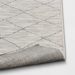 Mira Geometric Diamond Indoor/Outdoor Rug Cream - Threshold™ -Fradel & Spies GUEST 5eac0548 34d0 4484 8f78 78f54ed8d9a9