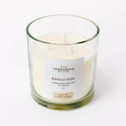 Clear Glass Masala Rose Candle White - Threshold™ Designed With Studio McGee -Fradel & Spies GUEST 6158848c d4f8 4efe 93c4 8a58a533ee09
