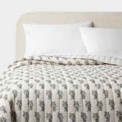 Voile Woodblock Printed Quilt Ivory - Threshold™ 5 Voile Woodblock Printed Quilt Ivory - Threshold™ -Fradel & Spies GUEST 6c09ead2 dfb1 46be bf31 3922aa8b5dff