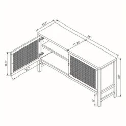 Palmdale Woven Door Console - Threshold™ Designed With Studio McGee -Fradel & Spies GUEST 6d225f38 58c8 4d6f a350 e4de6fff4cf2