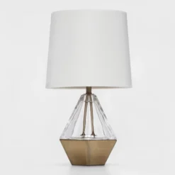 Acrylic Prism Accent Table Lamp Clear - Threshold -Fradel & Spies GUEST 6d48f37a 0865 4594 99e9 232e12c88180
