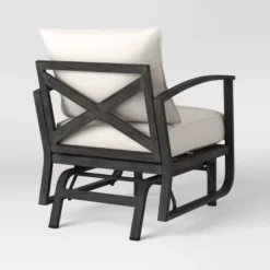 2pc Ryegate Glider Outdoor Patio Chairs, Club Chairs Gray - Threshold™ -Fradel & Spies GUEST 73731d60 a0d4 466c bc64 d09859cffa2b