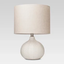 Textured Ceramic Accent Lamp Cream - Threshold -Fradel & Spies GUEST 755a0d43 5e83 4582 a96a d96f0a939760