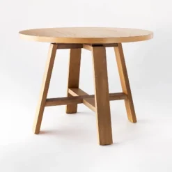 42" Linden Round Wood Dining Table - Threshold™ Designed With Studio McGee -Fradel & Spies GUEST 76f39d84 a190 4b52 8dd9 493baf78d72a