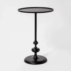Londonberry Turned Metal Accent Table Black - Threshold -Fradel & Spies GUEST 78009dd0 dddf 4ac6 a4fc d2665f9d9972