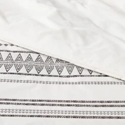 5pc Woven Diamond Stripe Comforter Set Cream/Black - Threshold™ -Fradel & Spies GUEST 7a81c7b5 b6f7 4472 9936 97e48d9b6ca4