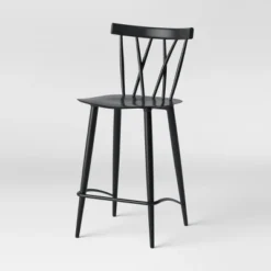 Set Of 2 Becket Metal X Back Counter Height Barstool Black - Threshold™ -Fradel & Spies GUEST 7ab60607 4e5e 4b03 a2af 7cf9061779fb