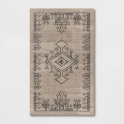 Hancock Distressed Center Motif Rug Beige - Threshold™ -Fradel & Spies GUEST 7abb6d49 1fa2 45cb 8bc2 da63c76cb8c5