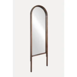 20" X 65" Wood Arched Floor Mirror Walnut - Threshold™ Designed With Studio McGee -Fradel & Spies GUEST 7bf0c2bf 19a4 45a8 ae4b e909836f8871